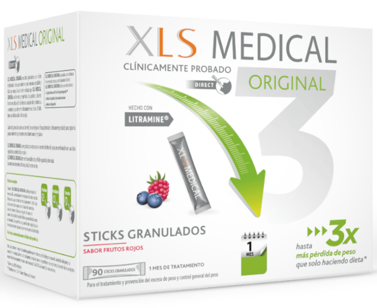 Xls Medical Original Captagrasas Frutos Rojos 90 Sticks