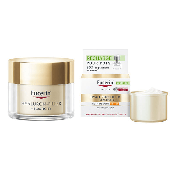 Hyaluron-Filler + Elasticity Soin de Jour SPF30 et Son Éco-Recharge