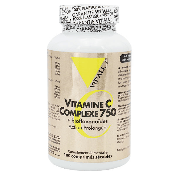 Vitamine C Complexe 750 100 comprimés sécables