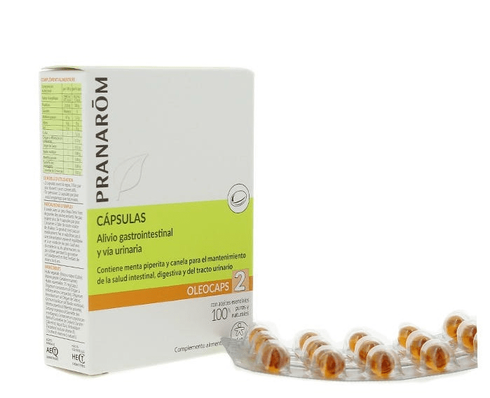 Pranarom Oleocaps Alivio Gastrointestinal Y Vía Urinaria 30 Cápsulas