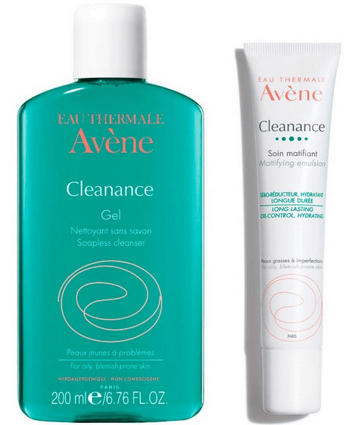 Avène Cleanance Gel Limpiador 200 ml + Cuidado Matificante 40 ml