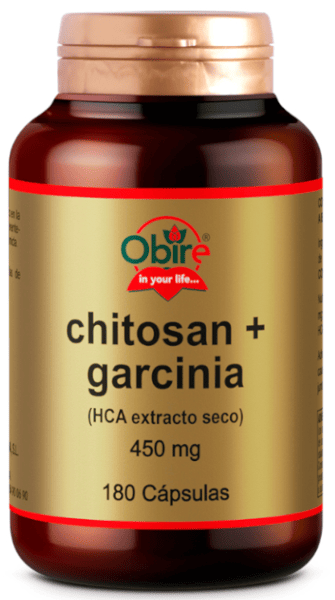 Obire Chitosán & HCA-Garcinia 450 Mg 180 Cápsulas