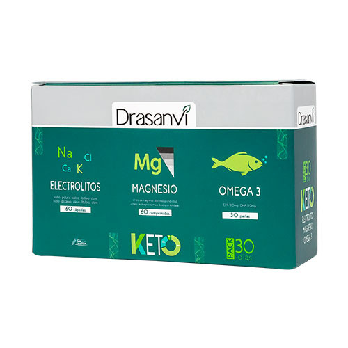 Drasanvi Pack Keto Electrolitos 60 Cápsulas + Magnesio 60 Comprimidos