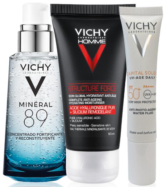 Imagen de Vichy Homme Protocolo SPF50+ rutina 50 ml en OfertitasTOP