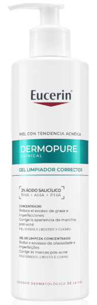 Eucerin DermoPure Clinical Gel Limpiador Corrector 400 ml