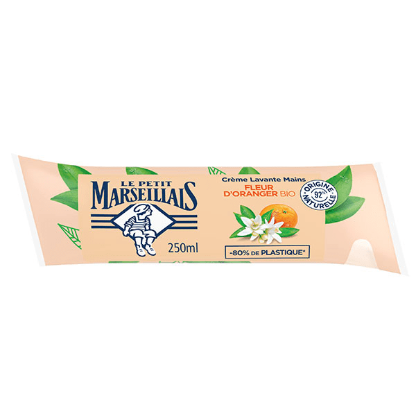 Recharge Crème Lavante Mains Fleur d'Oranger 250ml 2