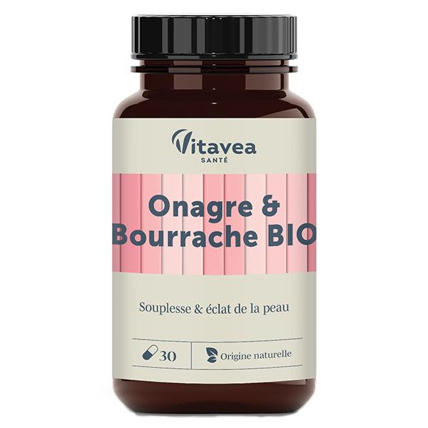 Nutrisanté Les Nutri'Sentiels Bio Onagre Bourrache - 30 gélules 3