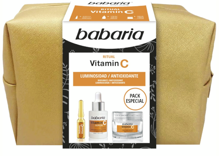 Babaria Estuche Vitamina C Sérum 30ml + Crema 50ml + Ampolla 2ml