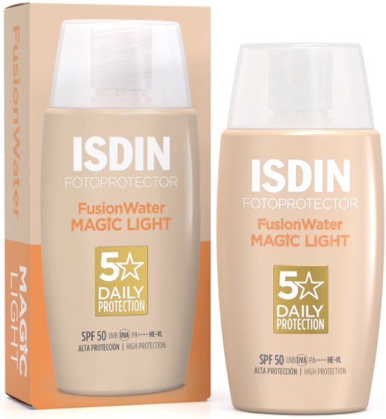 Isdin Fusion Water Magic Color Light SPF50 50 Ml