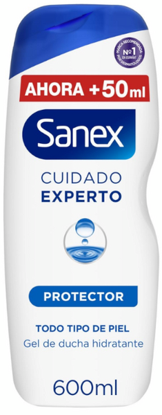 Sanex BiomeProtect Dermo Gel De Ducha Prebiótico Piel Normal 550 Ml