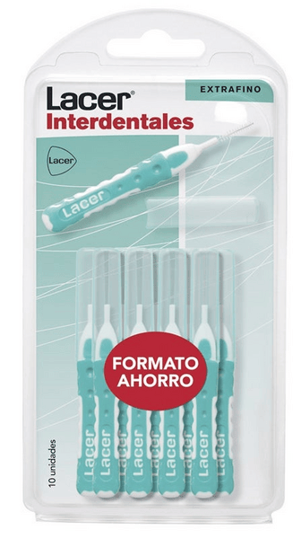 Lacer Interdentales Extrafino Recto 10 unidades