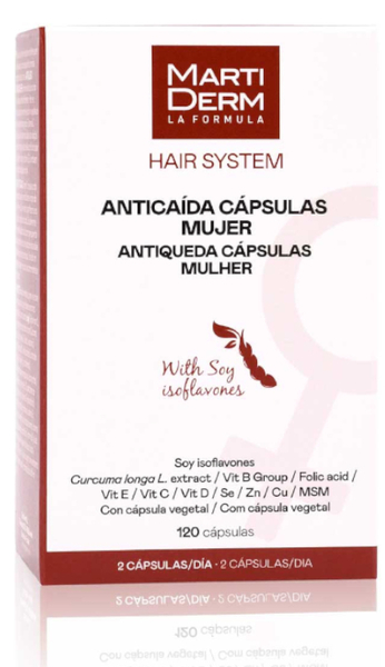 MartiDerm Hair System Anticaída Mujer 120 Cápsulas