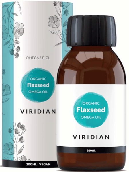 Viridian Aceite Lino Dorado con Omega 3 100% Orgánico 200 ml