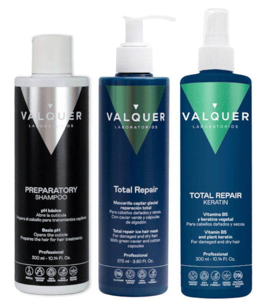 Valquer Laboratorios Valquer Pack Cold-Keratin Tratamiento Reparador Cabello Dañado