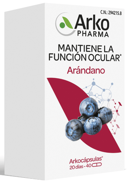 Arkopharma Rojo Arkocápsulas Arándano Bio 40 Cápsulas - Imagen 2