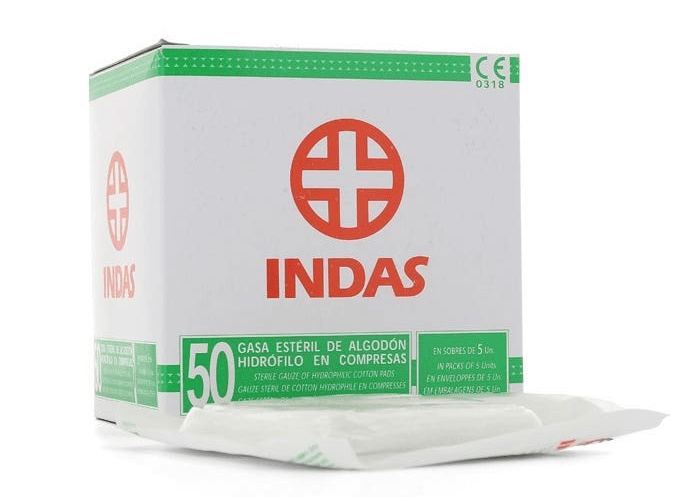 Indas Compresas Gasa Estéril 50 uds