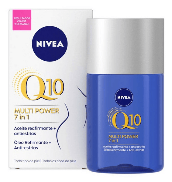 Nivea Q10 Aceite Antiestrías y Reafirmante Multipower 7 en 1 100 ml