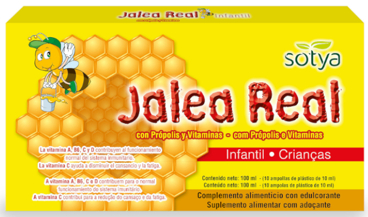 Sotya Jalea Real Infantil Ampollas Plástico 10U