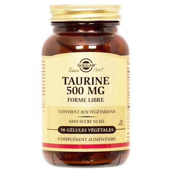Taurine 500mg 50 gélules végétales 4