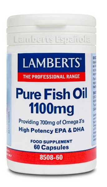 Lamberts Aceite De Pescado Puro 1100mg 60 Comprimidos