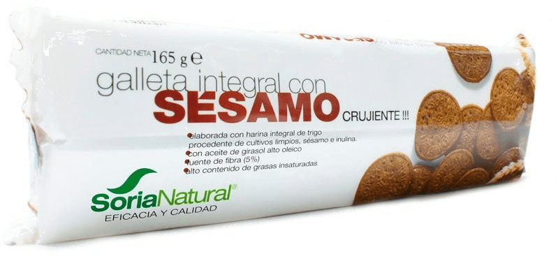 Soria Natural Galletas Con Sésamo 160 Gr