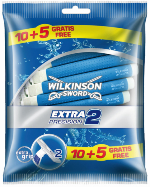 Wilkinson Sword Maquinilla Extra 2 Precision 10 Uds + 5 GRATIS