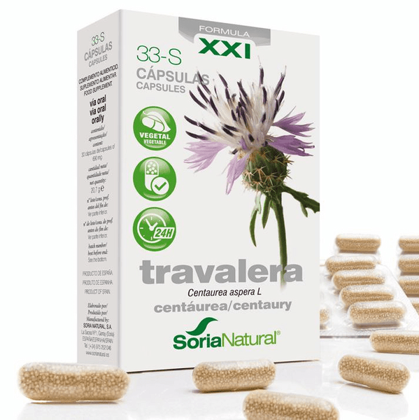 Soria Natural 33-S Travalera 30 Cápsulas
