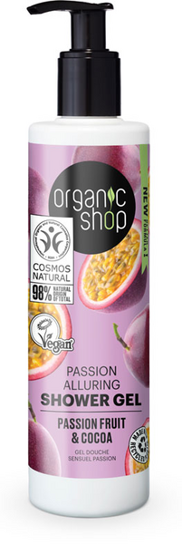 Organic Shop Gel Ducha Fruta De La Pasión Y Cacao 280 Ml