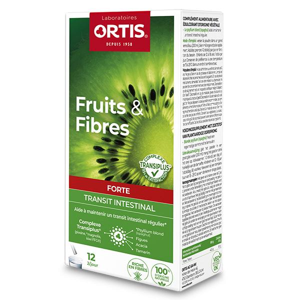 Fruits & Fibres Forte Complexe Transiplus  ® 12 sticks - Transit 2