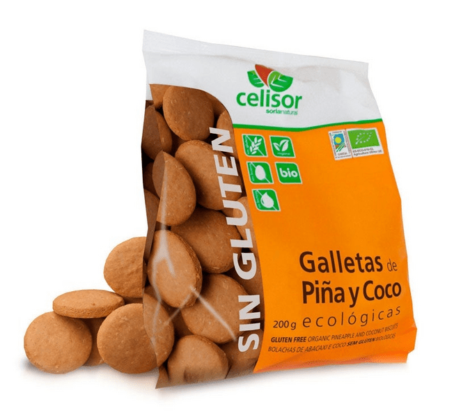 En Oferta Soria Natural Galletas De Piña Y Coco Bio Celisor 200 Gr