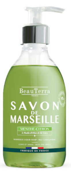 Beauterra Jabón de Marsella Menta-Limón 300 ml