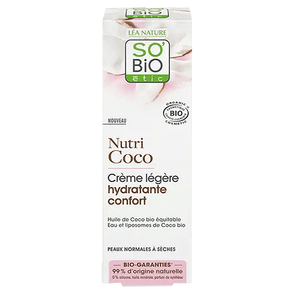 So'Bio Étic Nutri Coco Crème Légère Hydratante Confort Bio 50ml 2