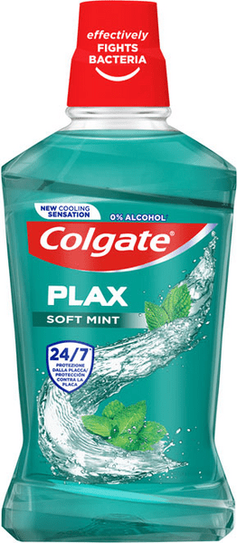 Colgate  Enjuague Bucal Plax Soft Mint Antibacteriano 500 ml