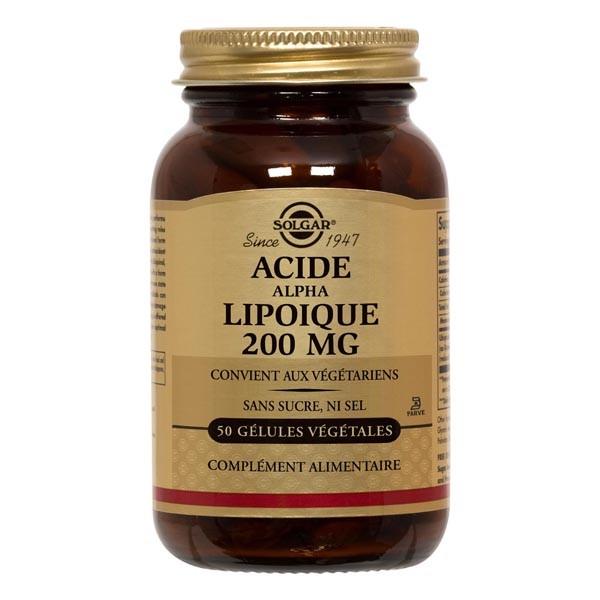 Acide Alpha Lipoïque 200mg 50 gélules végétales 2