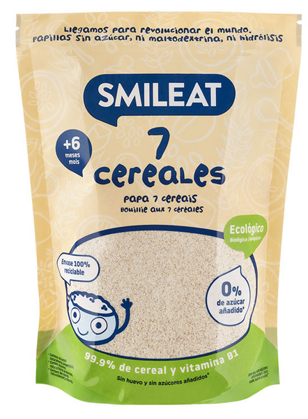 Smileat Papilla 7 Cereales BIO 200g