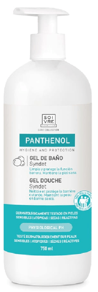 Soivre Gel Corporal Sin Jabón Pantenol 600 Ml