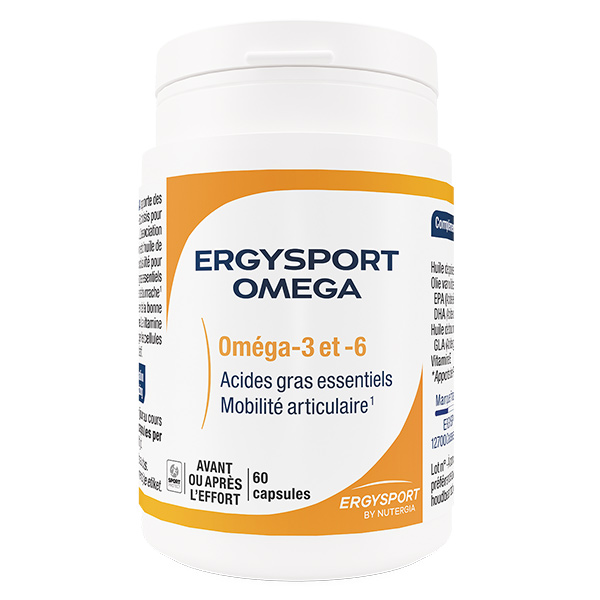 Ergysport Omega Oméga-3 et 6 60 caps