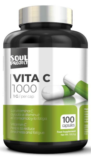 Soul Project Vita C 1000 Vitamina C + Bioflavonoides 100 Cápsulas