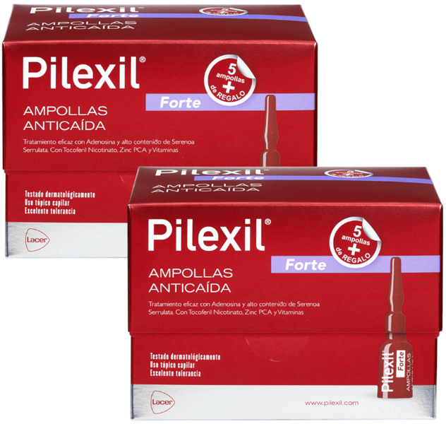 Pilexil Forte Anticaída 30 Ampollas + 10 Ampollas de REGALO