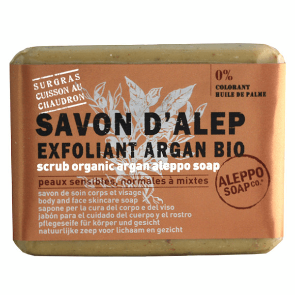 Savon Alep Exfoliant Argan 100g 4