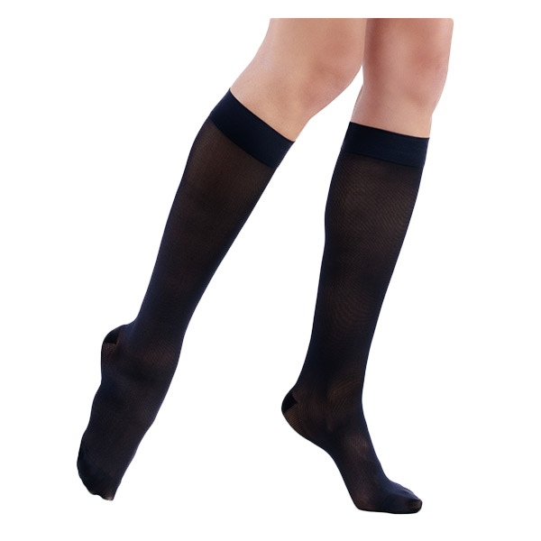Essentiel Semi-Transparent Chaussettes Classe 2 Long Taille M Marine