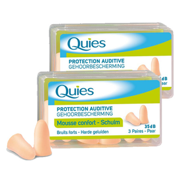 Protection Auditive Mousse Confort 3 Paires Lot de 2