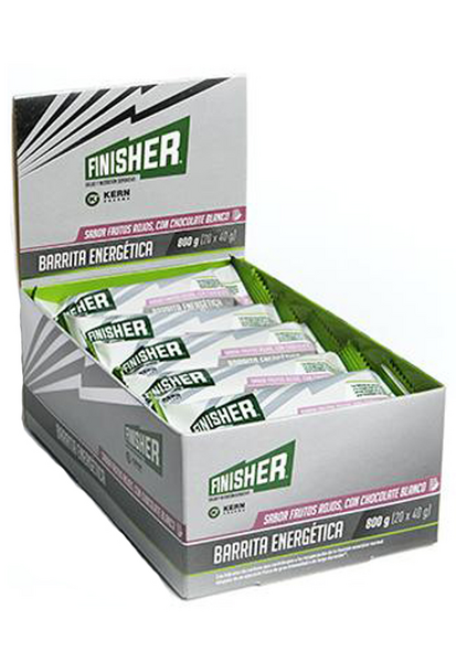 Kern Pharma Finisher Barrita Frutos Rojos Y Chocolate Blanco 20 Uds De 40 Gr