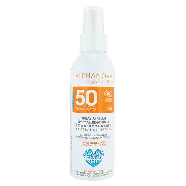 Sun Spray Solaire Familial SPF50 Bio 150ml