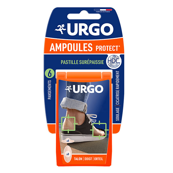 Pieds Mains Ampoules Assortiment Pansement Hydrocolloïdes 6 unités 3
