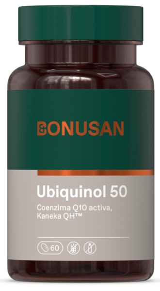 Bonusan Ubiquinol 50 mg 60 Cápsulas