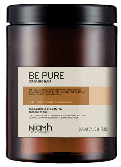 Be Pure Oliva Mascarilla Reparadora Cabello Dañado 1000 Ml