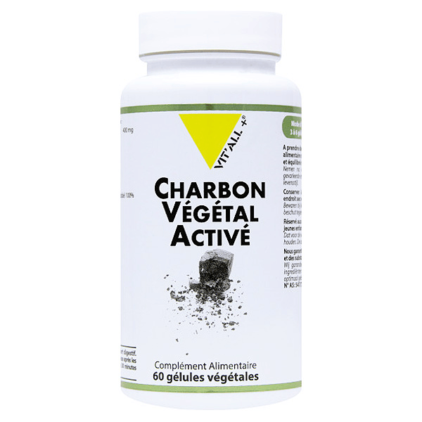 Charbon Végétal Activé 60 gélules végétales 2