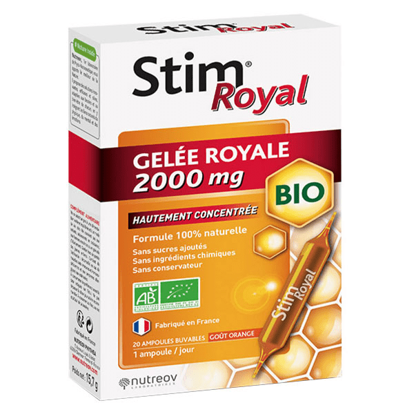 Physcience Stim Royal Gelée Royale Bio 2000mg 20 ampoules 4