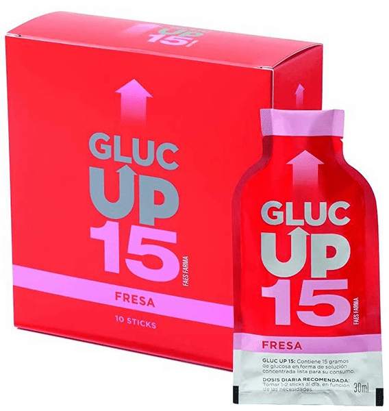 Gluc Up 15 Fresa 10 Sticks